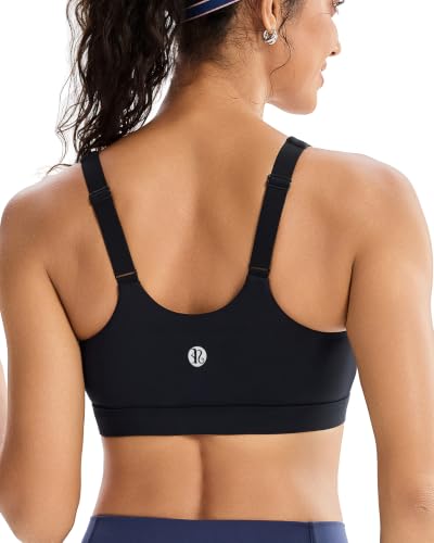 Image of RUNNING GIRL Adjustable Sports Bras for Women High Support,Full Coverage Molded Cup Sports Bra High Impact Workout Gym