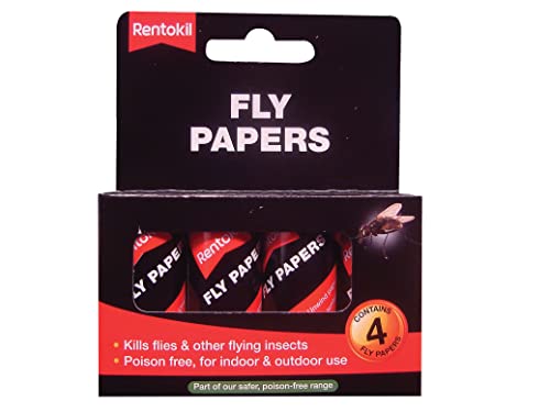 Rentokil FF63 Flypapers 4 Pack
