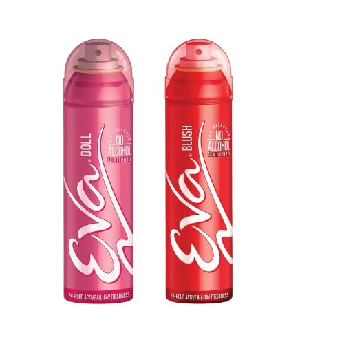 Eva Doll and Blush Deodorant Spray For Women, 150Ml Each Combo Pack-picture-16