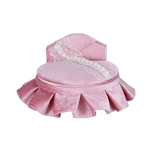 RKJRTK Portagioie per divano, in velluto, a forma di mobili, graziosi orecchini, per la casa delle bambole, accessori per divano, cassettiera, velluto