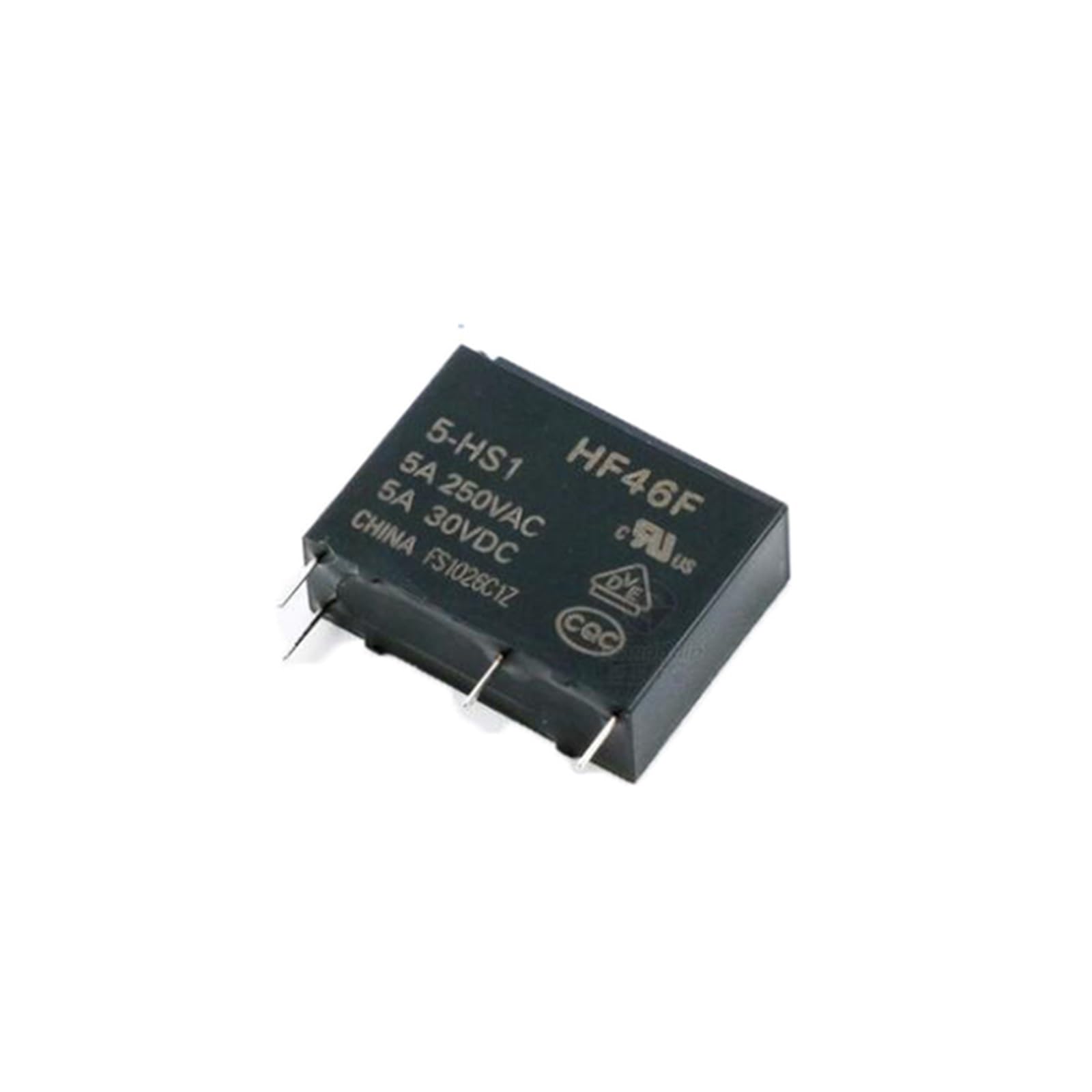 Relais 5V HF46F-5-HS1 isolation optimale et commutation 5A sécurisée