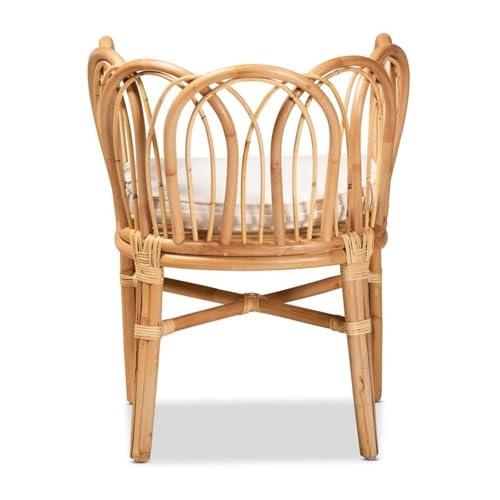 Sillón Rattan Natural con Respaldo Curvo miniatura 6