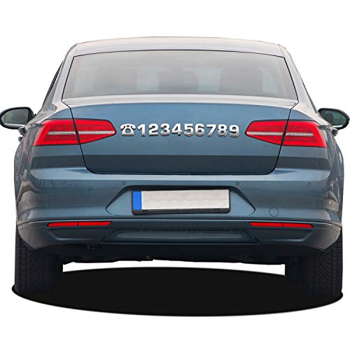 36 Pieces 3D Mailbox Number 0-9 Stickers And Letters Symbols Alphabet Adhesive Mailbox Stickers House Metal Mailbox Address Street Stickers For Apartment Residence And Mailbox Signs (1.1 X 1.1 Inches) #TOP4