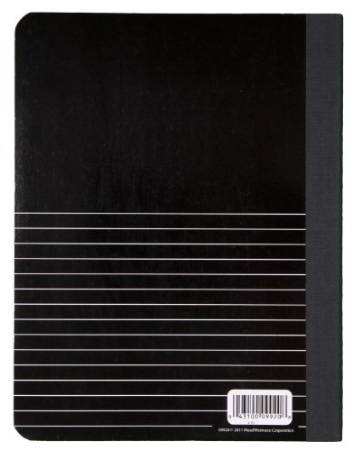 Mead-Composition-BookNotebook-Wide-Ruled-Paper-100-Sheets-9-34-x-7-12-Black-09920