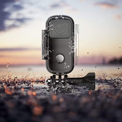 Image of SJCAM C100+ 2K 30FPS | Magnetic Body Action Camera | 30M Water Resistant | WiFi 2.4 GHZ | Insta Go | Body Cam | Webcam, Black