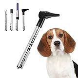 Almacenamiento conveniente y amplia gama de aplicaciones: el otoscopio adopta un diseño de aleación, una disipación de calor conveniente y una larga vida útil. A su vez, está equipado con una caja de almacenamiento profesional para proteger el instrumento, fácil de transportar, y tiene un amplio abanico de aplicaciones, como cachorros, gatitos, conejos, mascotas adultas, etc.