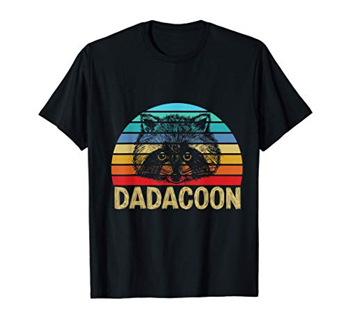 Hombre Raccoon Owner Dad Trash Panda Dadacoon funny Father's Day Camiseta