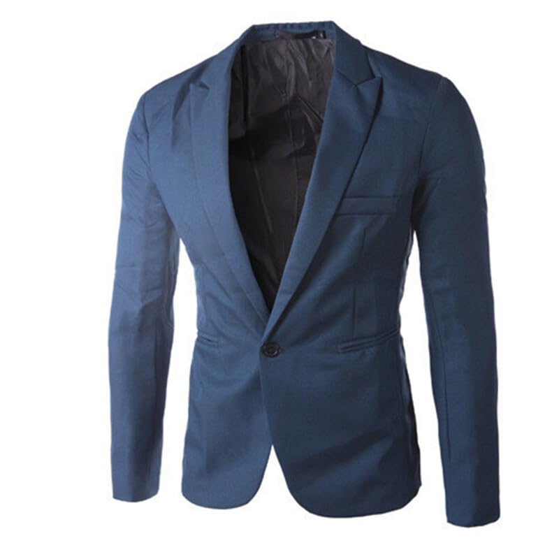 Blazer formel pour hommes coupe slim bleu foncé la solution pour un look chic sans effort
