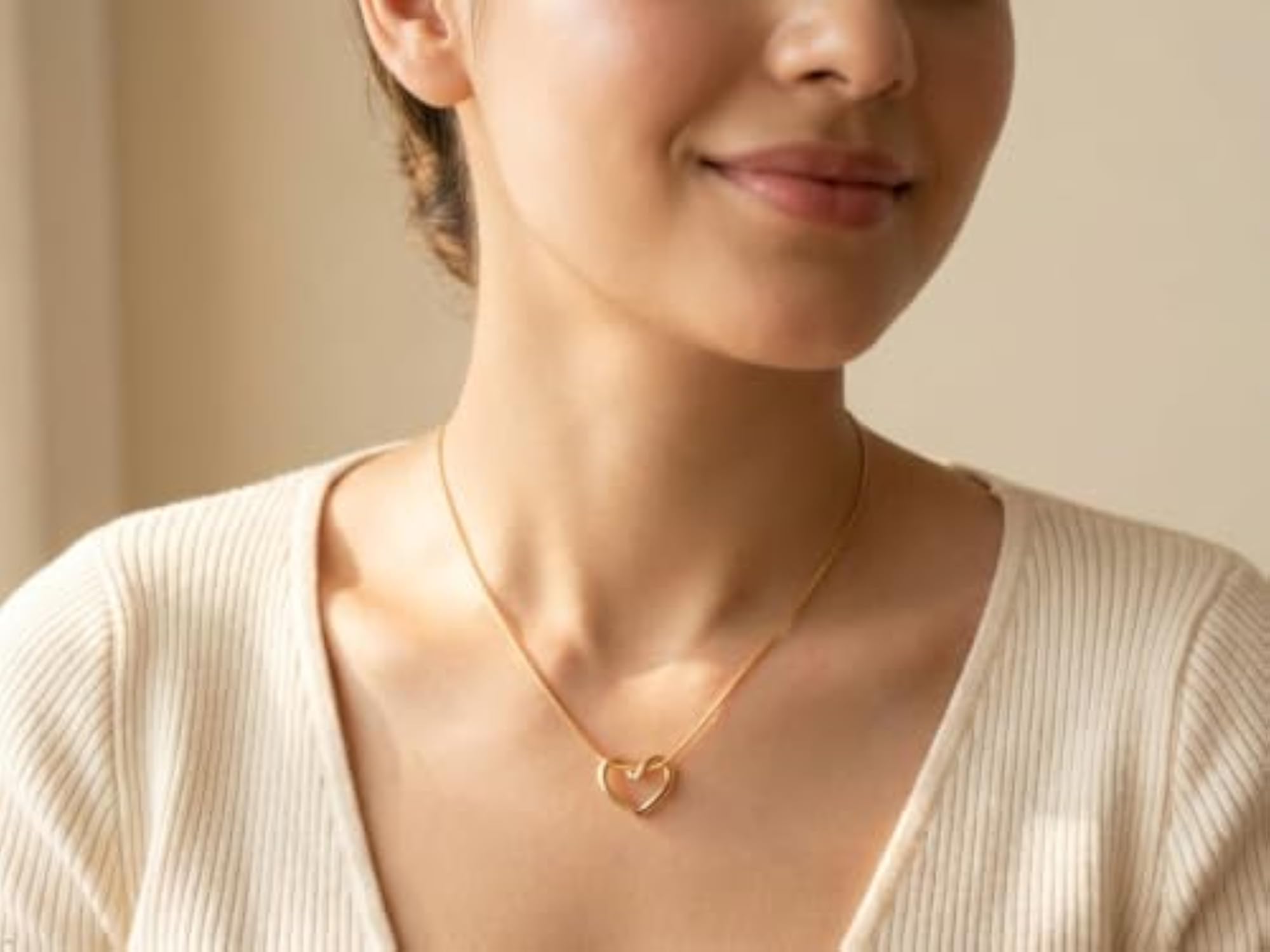 Women's Infinity Plated Chain Necklace, Stylish Pendant Gift