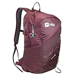 NTK, Mochila Andes 28L em Ripstop com Ajuste Peitoral e Barriga, Costado Acolchoado, Vinho