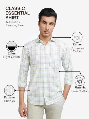 Image of Park Avenue Men's Cotton Regular Fit Shirt