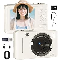 Amazon | SRVR デジタルカメラ 4K 4800万画素 メモリーカード付属