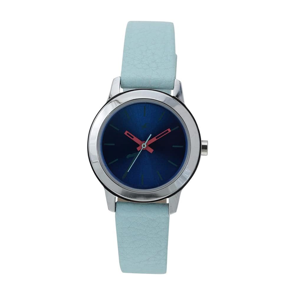 Fastrack Tropical Waters Quartz Analog Blue Dial Leather Strap Watch for Girls-NP68008SL07 (B07JWJ45KW) Amazon Price History, Amazon Price Tracker