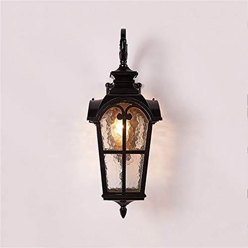 Applique murale étanche E27 Edison lanterne rétro éclairage extérieur pour villa - 3