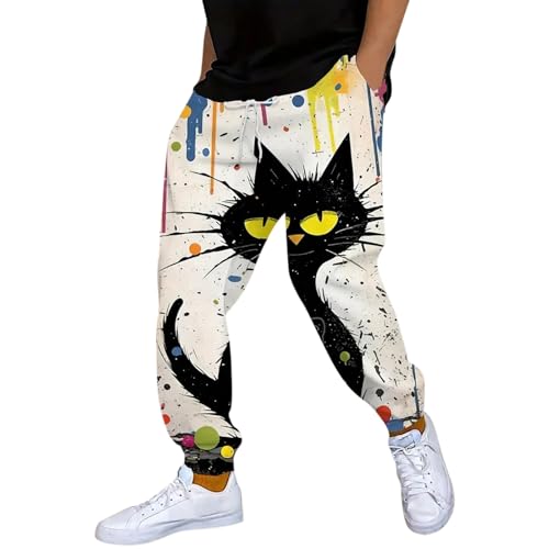 Jogging homme pantalon baggy large léger parfait pour musculation et casual