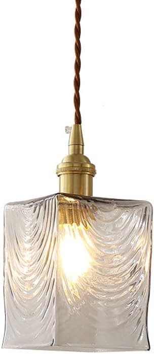 Lustres en verre moderne avec câble réglable pour éclairage de maison