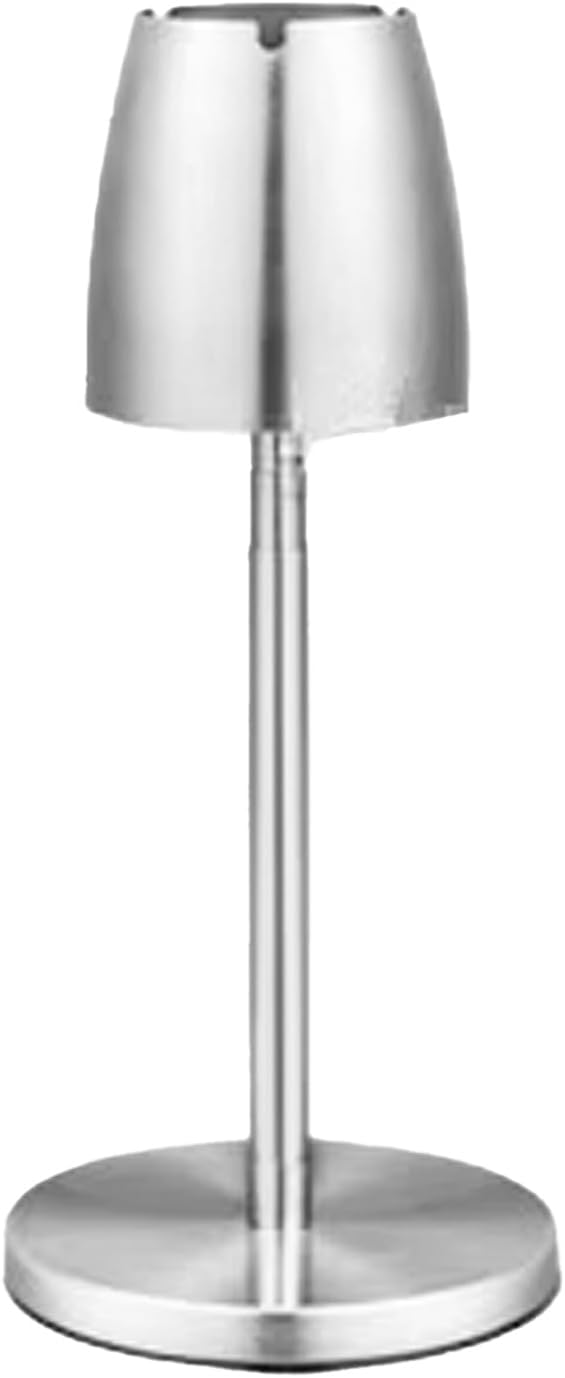Sliver Standing Ashtrays, Stainless Steel Ashtrays, Indoor and Outdoor Covered Ashtray Suitable for Patio, Home & Office Decoration(Silver A)