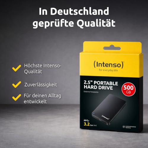 Intenso 2,5" Portable Hard Drive 500 GB - Externe Festplatte USB 3.2 – Ansicht 7