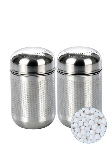 Safetect Activated Alumina Desiccant Beads 2 Pack Reusable Filament Drying Desiccant for 3D Printer Canister Desiccant Fits Perfectly inside Spool Hole Prevent Wet Filament