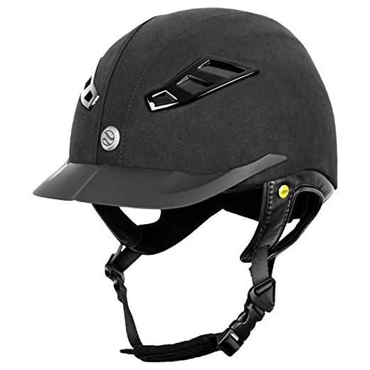 Back on Track EQ3 Lynx ridhjälm New Vent, Micromocca svart, storlek: M