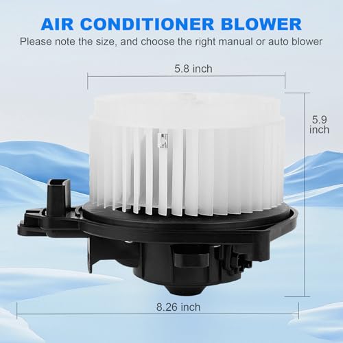 Image of HVAC Blower Motor Assembly Compatible with Toyota Tacoma 2005-2015 Blower Motor Air Conditioner 700188 8710304040 8710304043