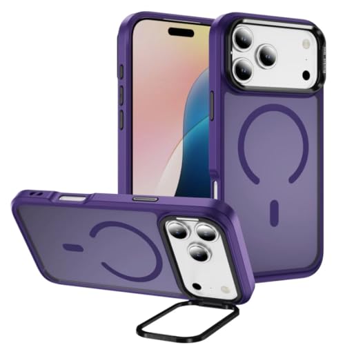 RNOZX iPhone17 Pro Max�p �����}�O�l�b�g���u���P�b�g�t���X�}�z�P�[�X �J�����X�^���h �ϏՌ��J�o�[�iiPhone17 Pro Max�p/�p�[�v���j