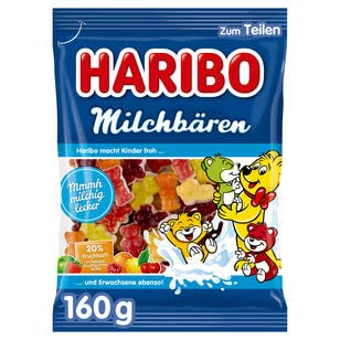 Haribo Milchbären, 16er Pack (16 x 160g)