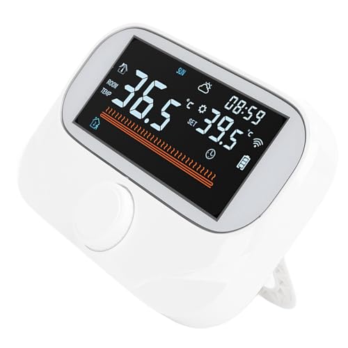 Thermostat de pièce sans fil LCD programmable connecté pour maison intelligente - 8