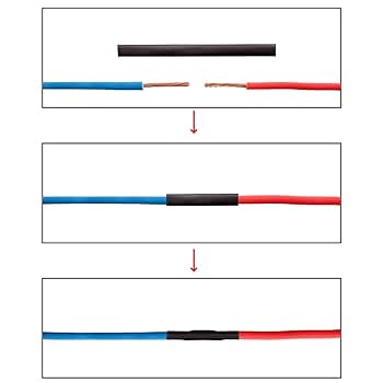 ✨現品限り✨ 熱収縮チューブ 1個入り PE材質 収縮率2：1 絶縁チューブ Amazon.co.jp: 熱収縮チューブ 絶縁チューブ 防水 チューブ 白