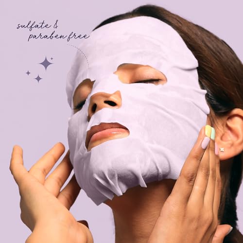 Spalife T139731T139724T139730T139729T139721T1398 Beauty Fruit Facial Sheet Masks 24 Pack – Face Masks Skincare Set – Hydrating Face Masks – 6 Natural Fruit Extract Formulas –Orange, Grapefruit, Strawberry, Cherry thumb #4