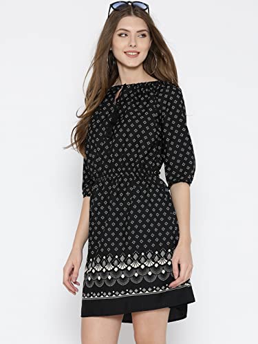 Image of Sera Fushia Patterned Shift Dress