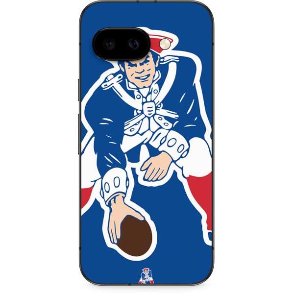 Skinit Decal Phone Skin Compatible with Google Pixel 9a - Officially Licensed NFL New England Patriots Retro Logo Design
