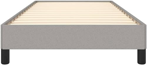 Miniatura 6 de GOLINPEILO Marco de cama gris claro con patas negras 394 x 799 pulgadas tela individual XL peso 41226 libras