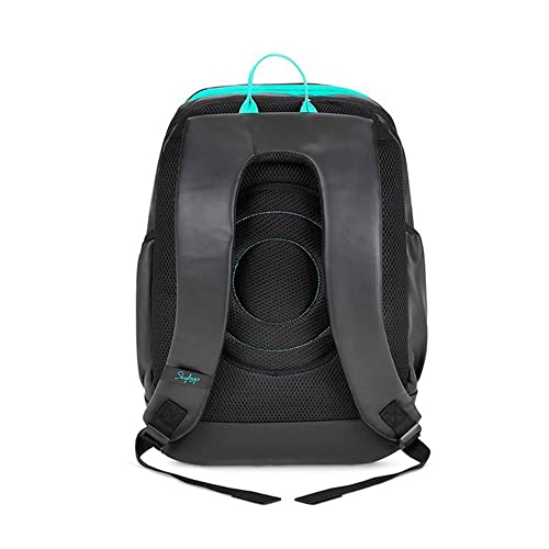 Image of Skybags Polyester Solid Valor Nxt 02 3 Compartment Laptop Backpack Black
