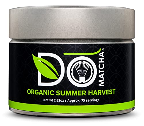 Domatcha Organic Summer Harvest 2.82Oz And Ceremonial Matcha 1Oz - Authentic Japanese Green Tea Matcha Powder #TOP1