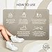 LivaClean Premium Heated Booties (1 Pair) & 40 PCS Plastic Liner/Covers - Foot Warmers for Spa Treatments, Warming Booties, Dual Temperature Settings, Feet Warming Boots, Foot Heating Pad.