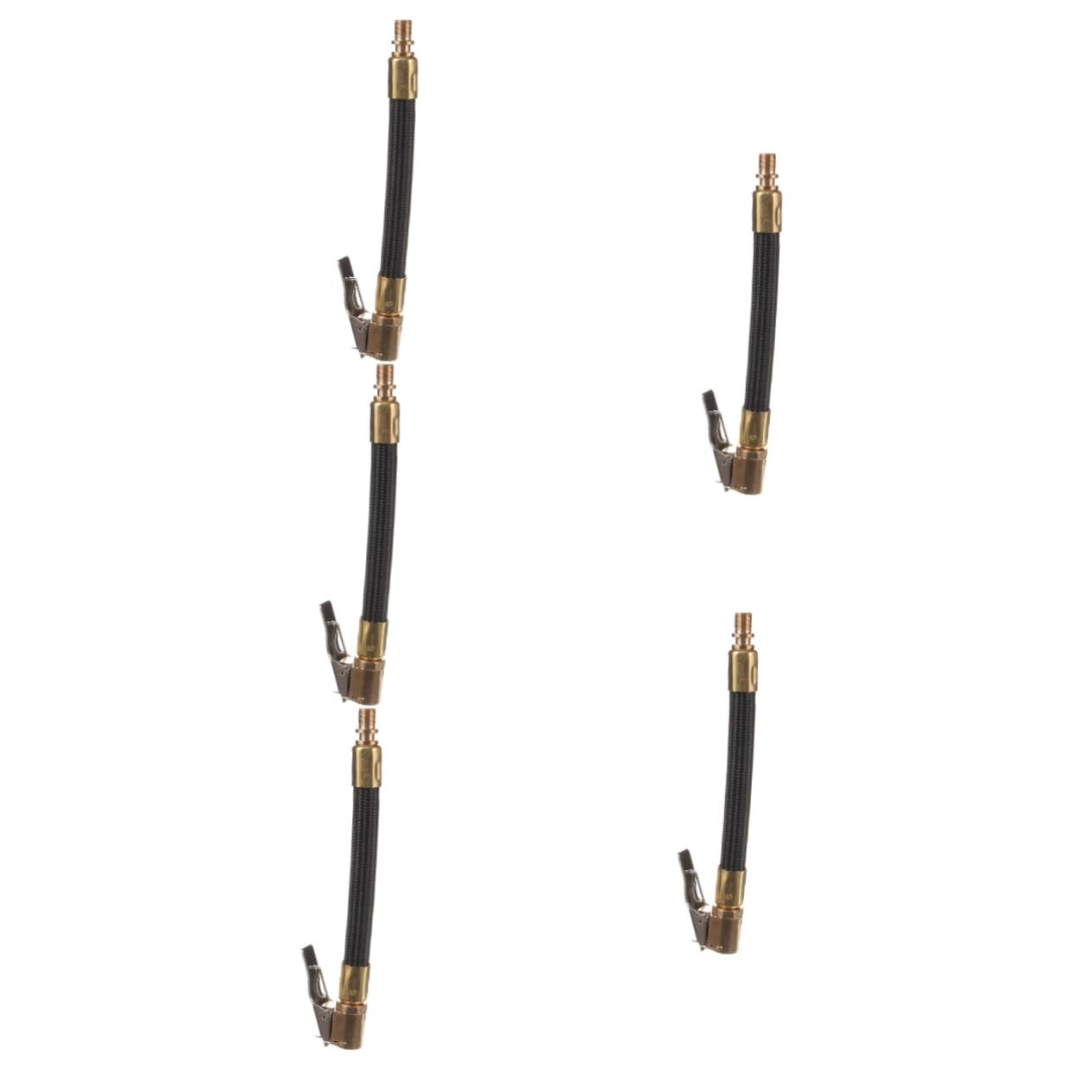 SOLUSTRE 5stücke Tire Inflator Extension Tube Langer Kupferadapter Für Luftkompressoren Für Schnelle Reifenbefüllung Und Erreichbare Und Tragbar