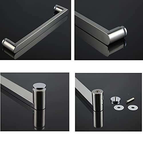 Poignée de porte en verre en acier inoxydable architectural pour cabine de douche 440mm