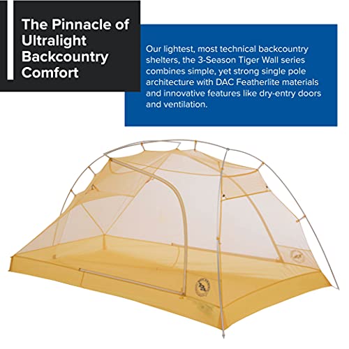 Big Agnes Tiger Wall Ul2 Ultralight Tent With Uv-Resistant Solution Dyed Fabric #TOP1