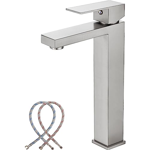 Robinet lavabo en acier inoxydable SUS304 durable avec finition luxe
