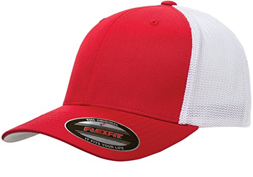 Image of Flexfit Two-Tone Stretch Mesh Fitted Cap Hat
