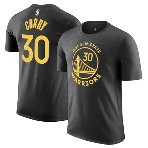 Stephen Curry Golden State Warriors NBA Kids Youth 4-20 Black Statement Edition Performance Jersey T-Shirt (Size 18-20)