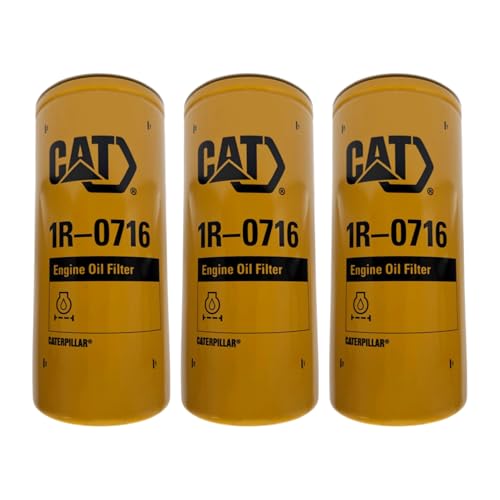 Caterpillar 1R-0716 (1R0716) Engine Lube Oil Filter (Pack of 3)