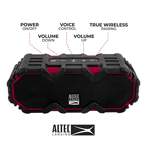 Altec Lansing Imw479 Mini Lifejacket Jolt Heavy Duty Rugged And Waterproof Ultra Portable Bluetooth Speaker With Up To 16 Hours Of Battery Life, 100Ft Wireless Range And Voice Assistant (Trd) #TOP3