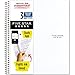Five Star Spiral Notebook + Study App, 3 Subject, College Ruled Paper, Fights Ink Bleed, Water Resistant Cover, 8-1/2" x 11", 150 Sheets, White (72464)