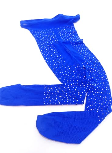 Image of VEBZIN Sparkly Fishnets Stockings High Waist Fishnet Tights for Women | Rhinestone Design, Sparkly Glitter Effect, Reinforced Toe, High Stretch, Everyday Wear, Rave Party Concert Festival Outfits