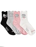 OSABASA Womens Art Patterned Casual Crew Socks 1 or 4 or 5 Pack