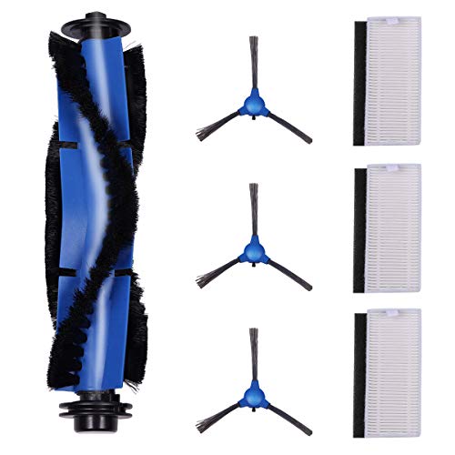 GWGP Replacement Parts Kit for Eufy RoboVac 30C RoboVac 11S(Slim) RoboVac 30 RoboVac 15C RoboVac 15T RoboVac 35C RoboVac 12 Filter Rolling Brush Side Brush Vacuum Accessory