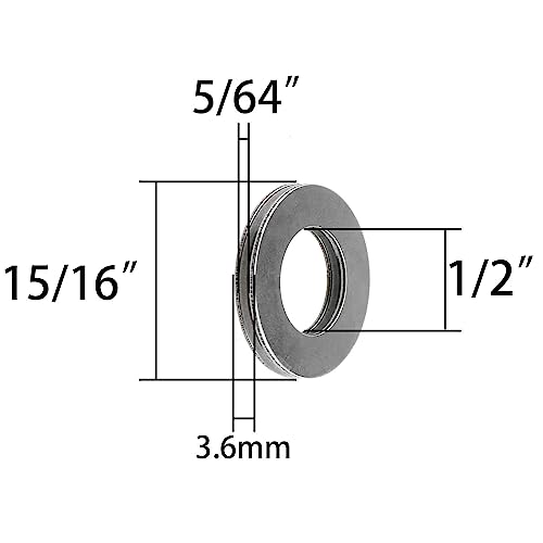 Meetoot 30368-TNRB-TC815-2 Thrust Bearings Meetoot 2 Sets Tc815 Thrust Needle Roller Bearings thumb #1