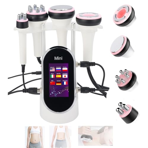 40K Appareil de Massage Radiofréquence Cavitation Ultrasonique,3 en 1 Machine De Beauté Du Visage,Masseur Anti Cellulite Appareil Minceur,Masseurs...